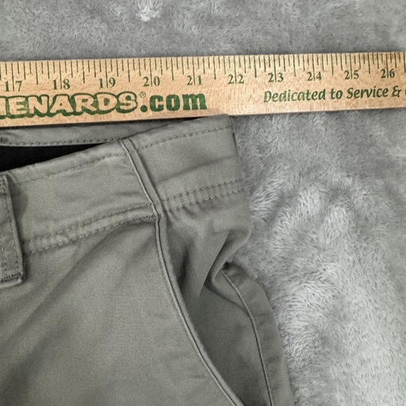 Lee Pants Mens 44x32 Extreme Comfort Gray Chino Office Casual Stretch Straight - Picture 9 of 15